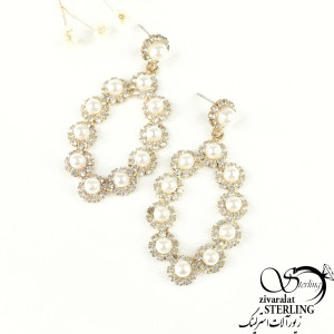 گوشواره مروارید دار
