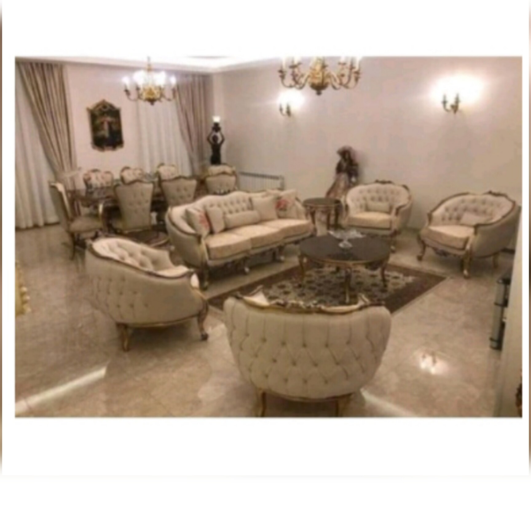 مبلمان 8 نفره کلاسیک