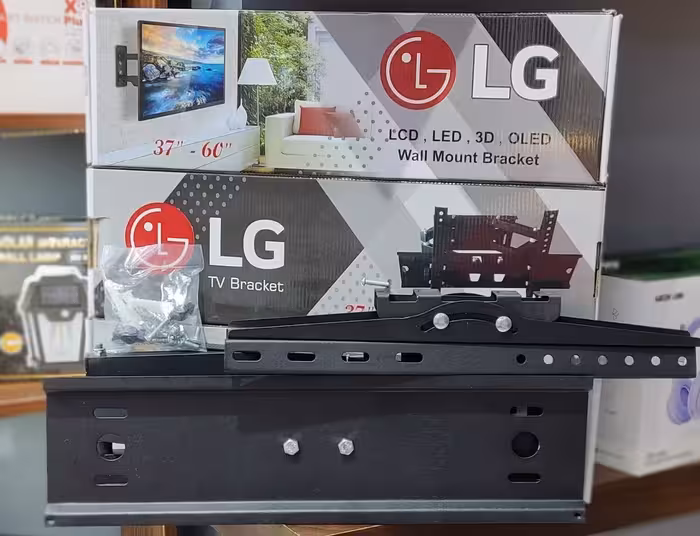 پایه چرخشی تلویزیو دوبازو مناسب سایز های 37 تا 60 اینچ (ورق 1/5 میل)