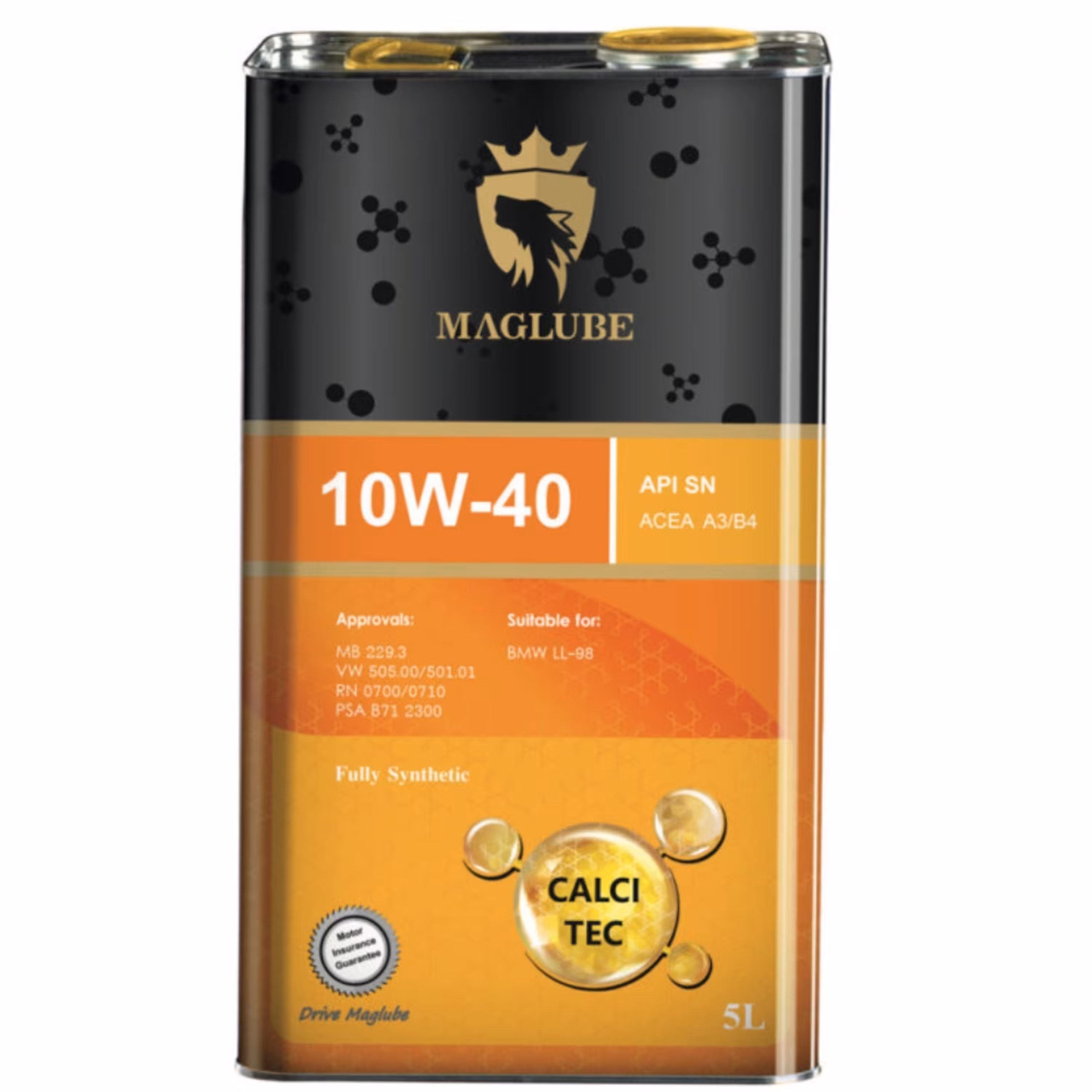 روغن موتور مگلوب 10W40 مدل Calci Tec