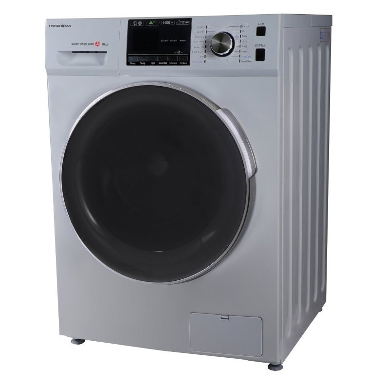 ماشین لباسشویی پاکشوما مدل TFU - 84431 WT ظرفیت 8 کیلوگرم سفید