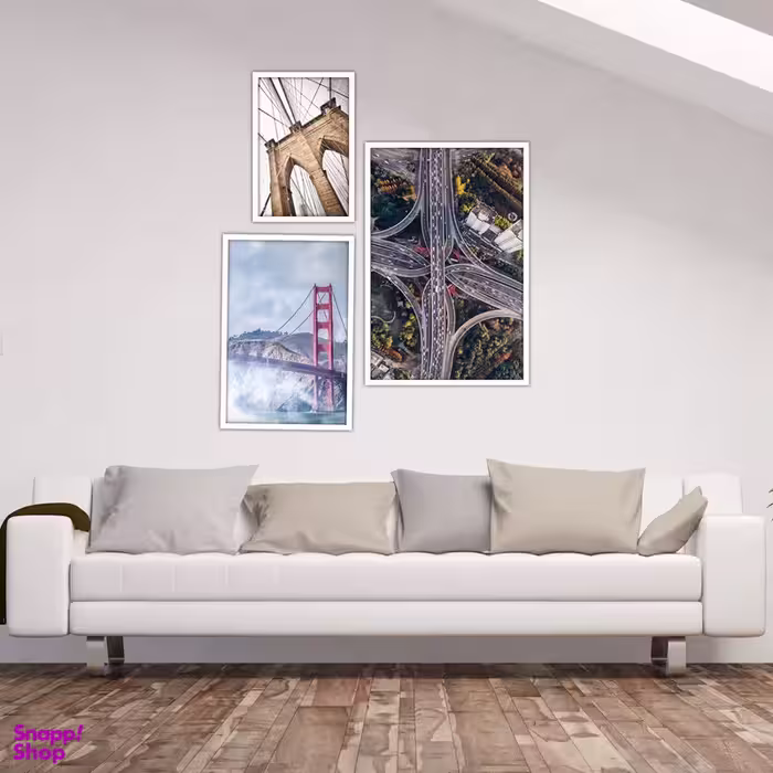تابلو بکلیت طرح منظره ونمای پل مدل W-431 مجموعه سه عددی