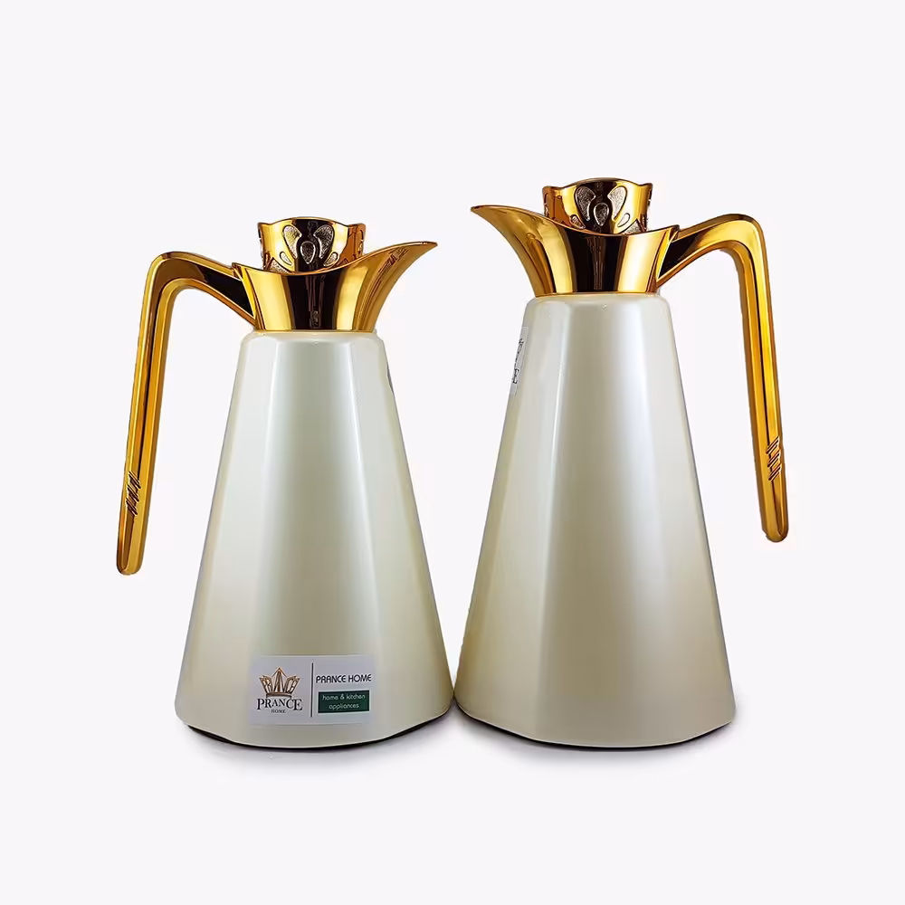 فلاسک جفتی طلایی صدفی پرنس هوم کد 8005