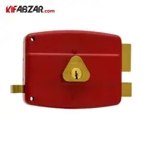 قفل درب حیاط کالی کلید معمولی 7 ساچمه منیر صنعت