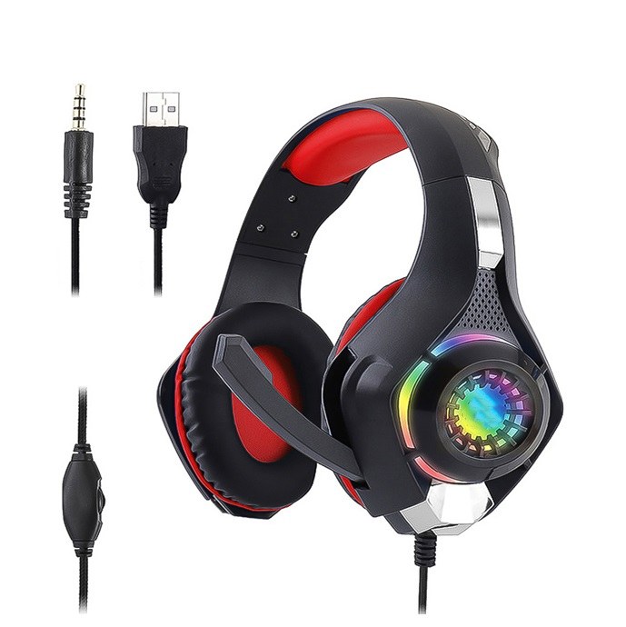هدست گیمینگ FX-03 RGB سیمی روی گوش
