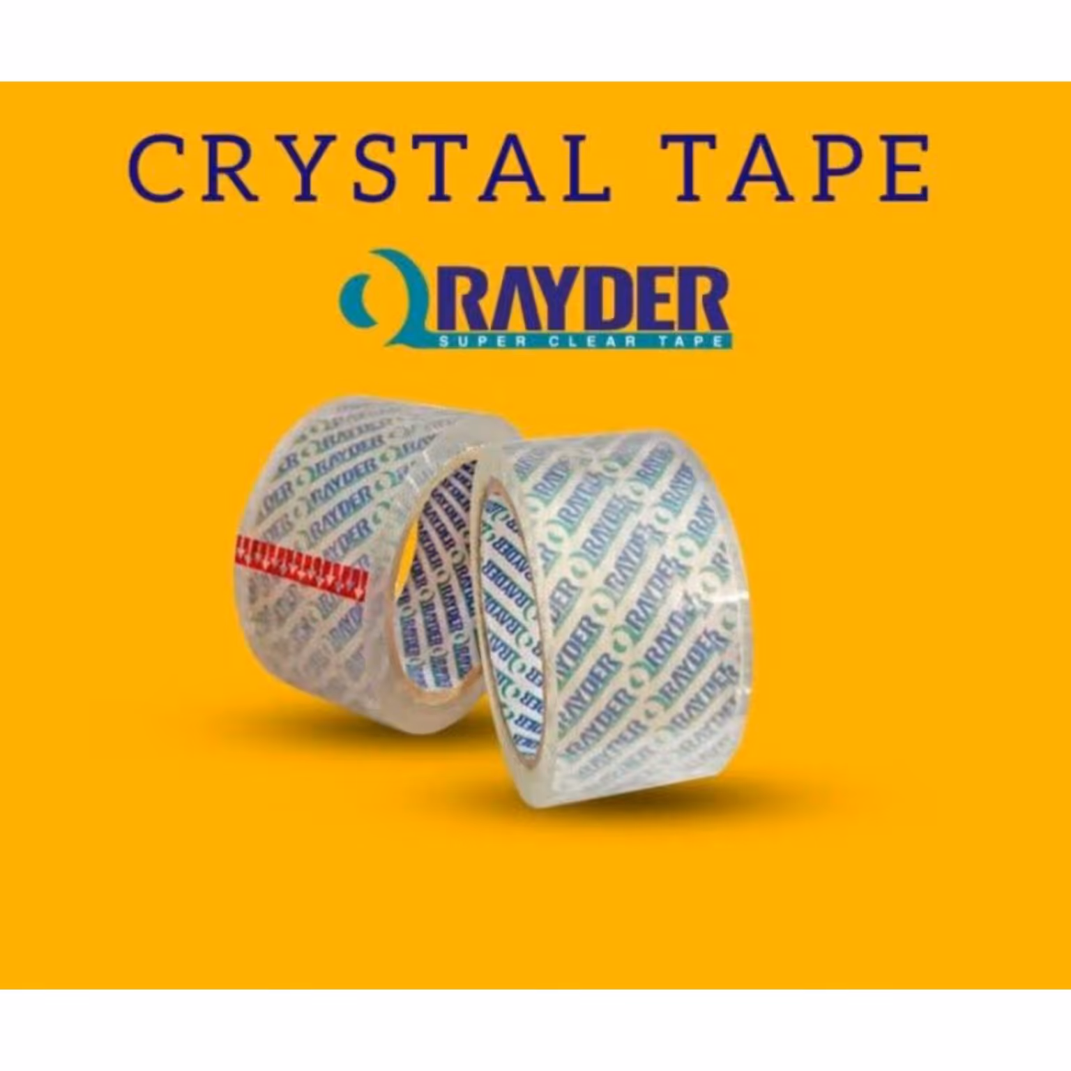 چسب پهن 90 یارد شفاف (کریستالی)