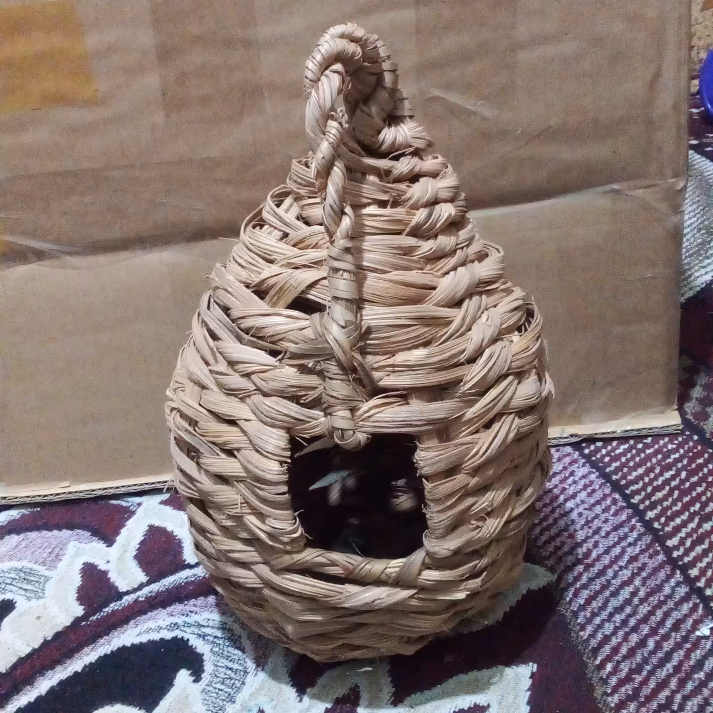 لانه پرنده حصیری (قفس پرنده)سایزیک