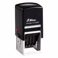 خرید دستگاه مهر شاینی تاریخ دار مدل S-530-D سایز 32 × 32