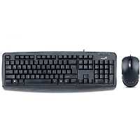 کیبورد و ماوس جنیوس مدل Genius Keyboard Mouse KM 160 Wired USB Black