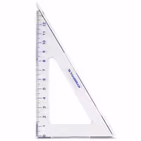 خرید گونیا 30 درجه طلقی شفاف 14 سانت