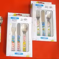 قاشق چنگال3تکه جعبه ای