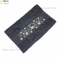 حوله دستی گلدوزی نوک مدادی برند ماندگار سایز 40×80