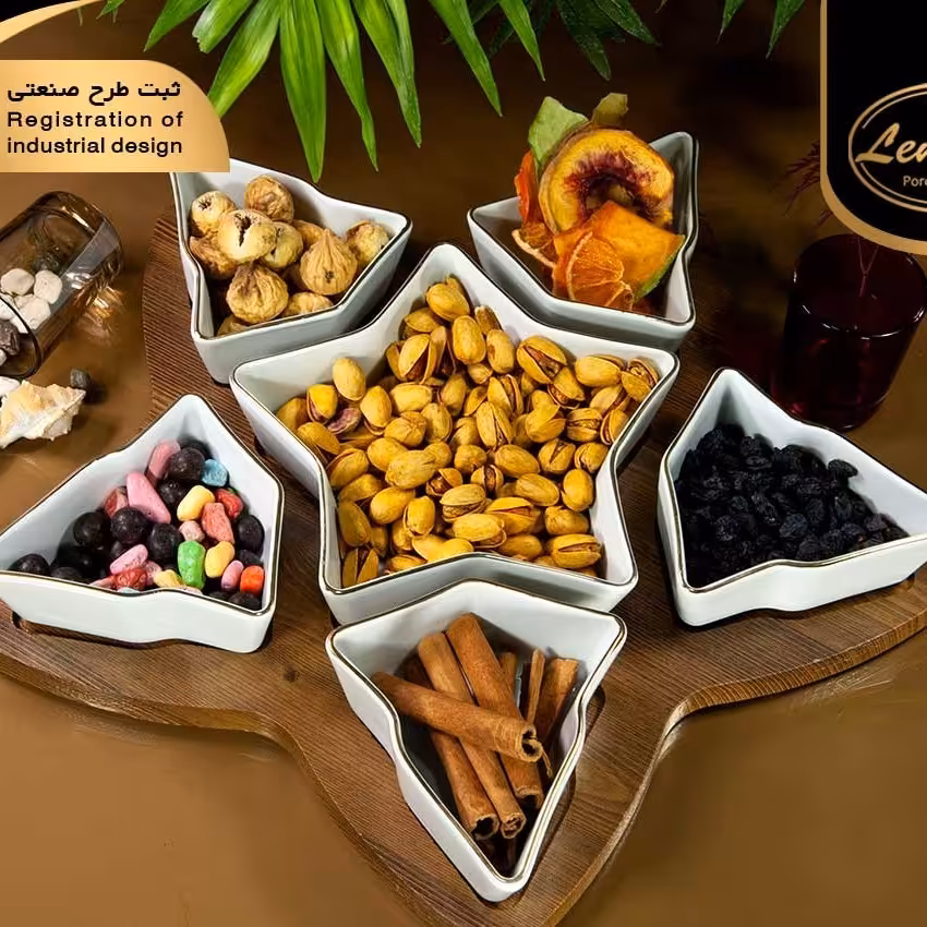 سرویس اردور خوری ستاره ایی مجتمع تولیدی لیمون چینی آراد 