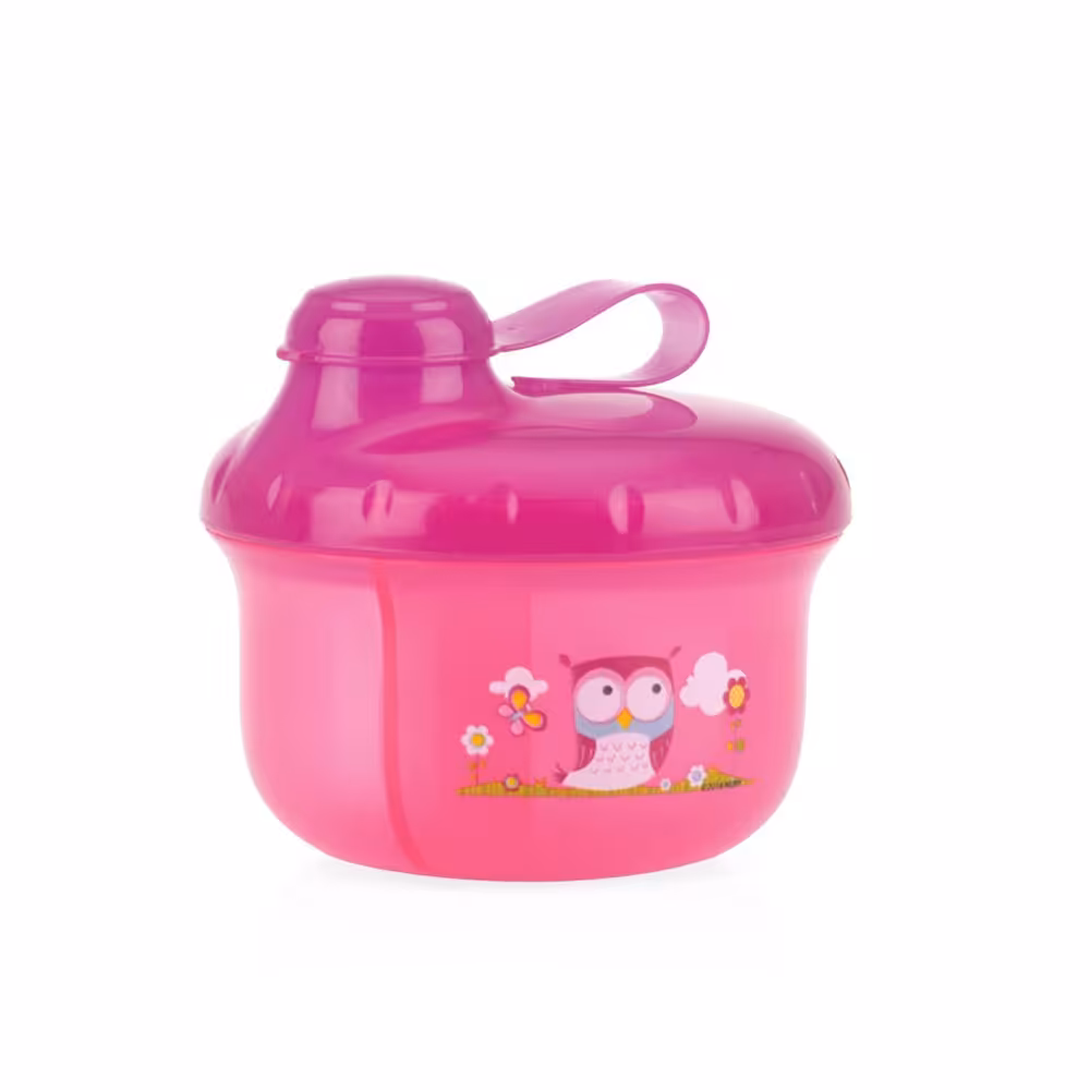 ظرف ذخیره شیر و غذا طرح جغد نابی NUBY صورتی
