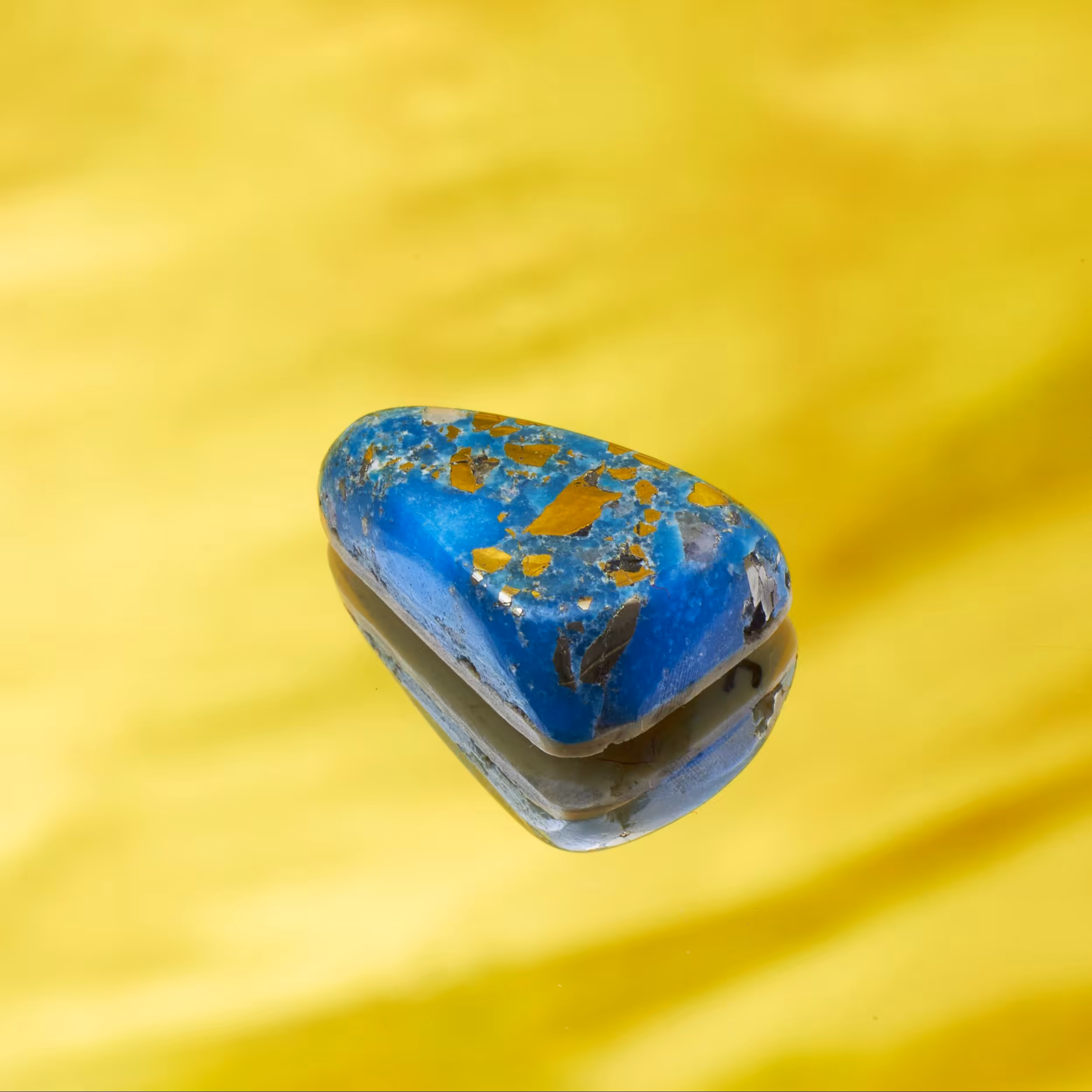 سنگ فیروزه اصل پیریتدار کد AC8