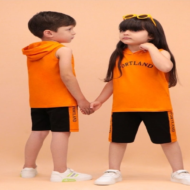 تاپ شلوارک کلاهدار کد42