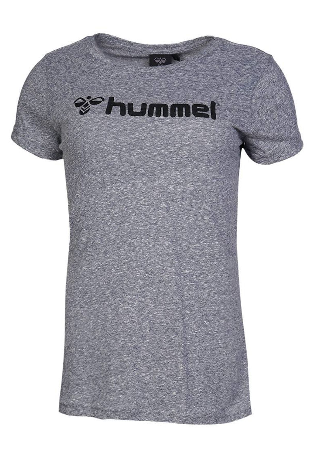 تی شرت ورزشی آبی زنانه آستین کوتاه Amalsa T Shirt hummel