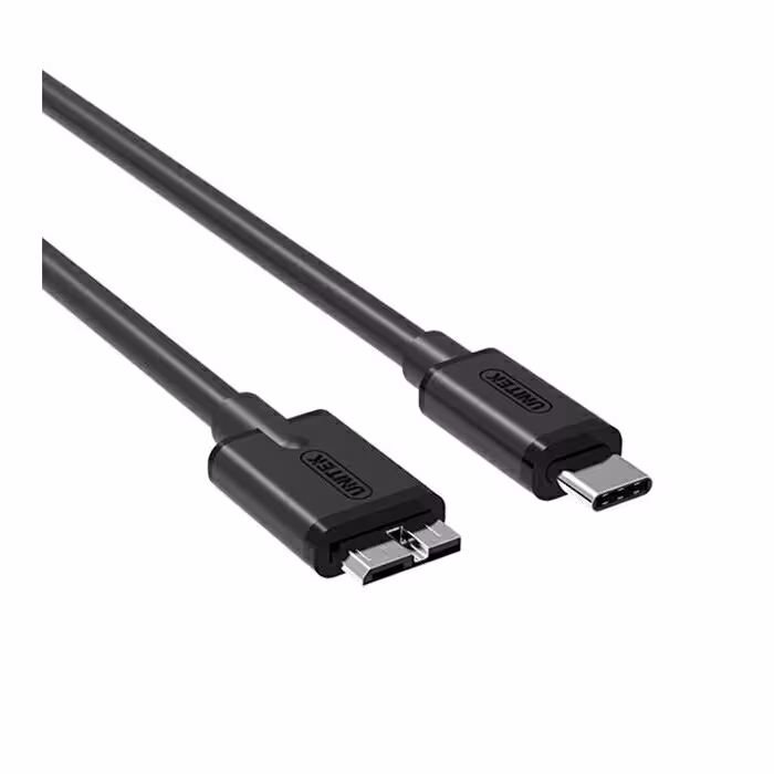 کابل تبدیل تایپ سی به میکرو بی یونیتک مدل Y-C475BK طول 1 متر