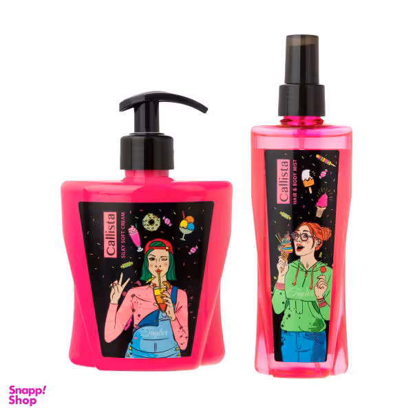 بادی اسپلش زنانه کالیستا (Calista) مدل Tayler حجم 200 میلی لیتر به همراه لوسیون کالیستامدل Tayler حجم 400 میلی لیتر