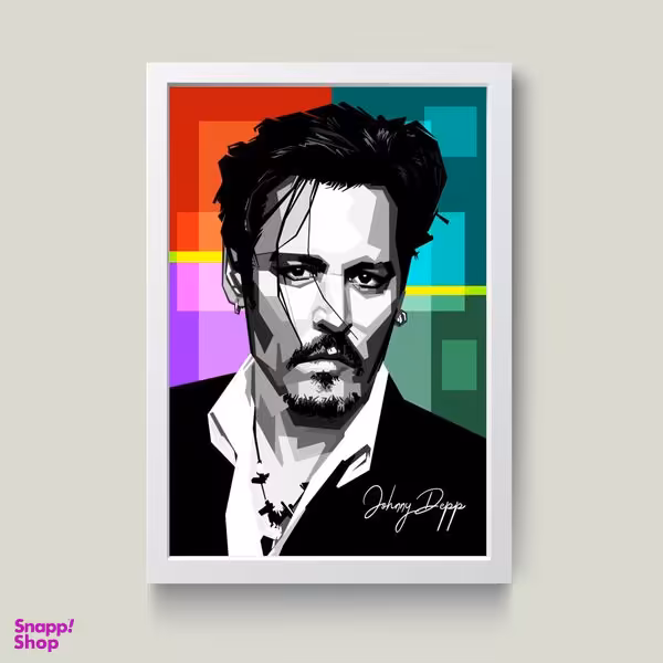 تابلو مدل Johnny Depp کد S1657-w