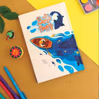 دفتر  100برگ سایز رقعی کد111