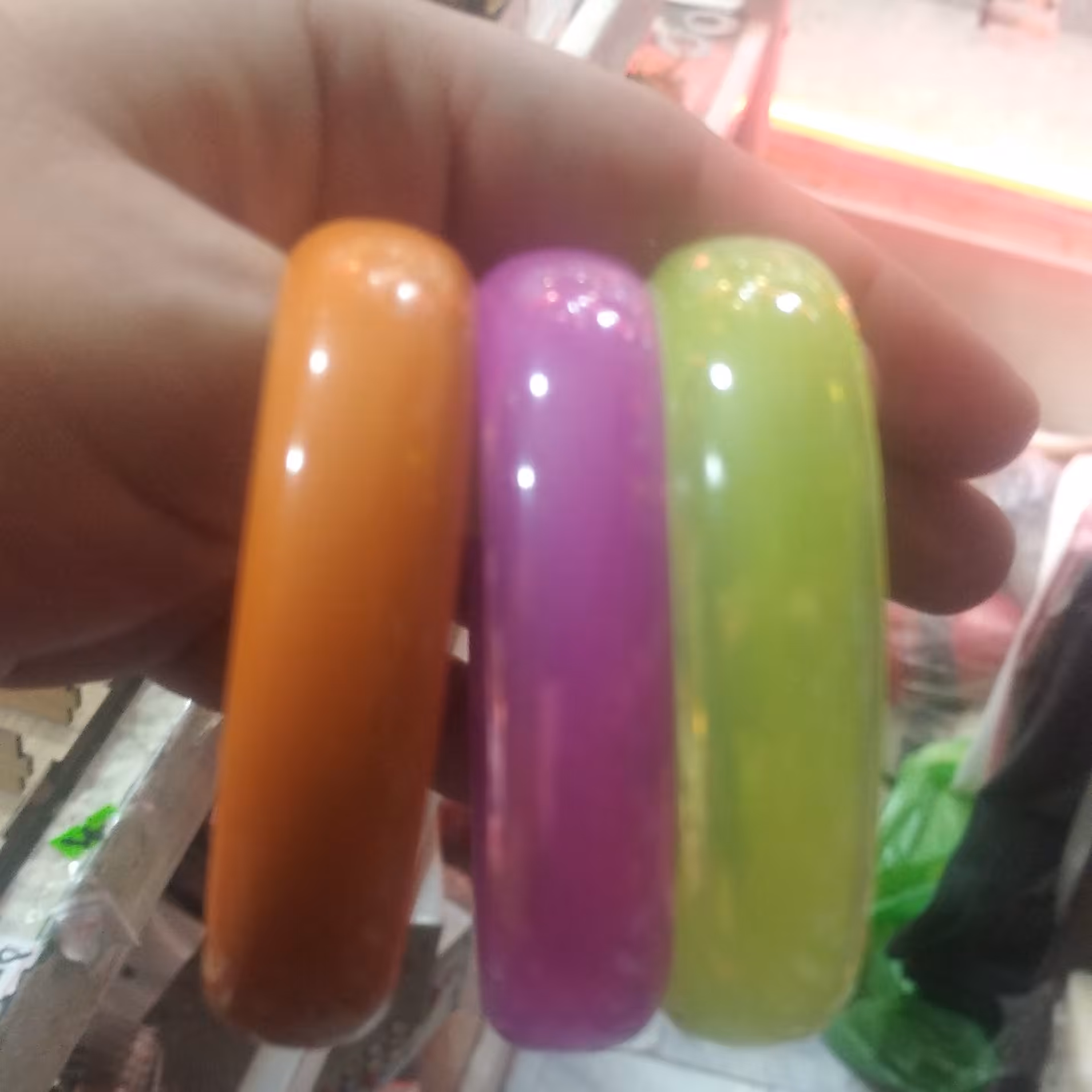 پک 3 عددی النگو کلفت پلاستیکی 