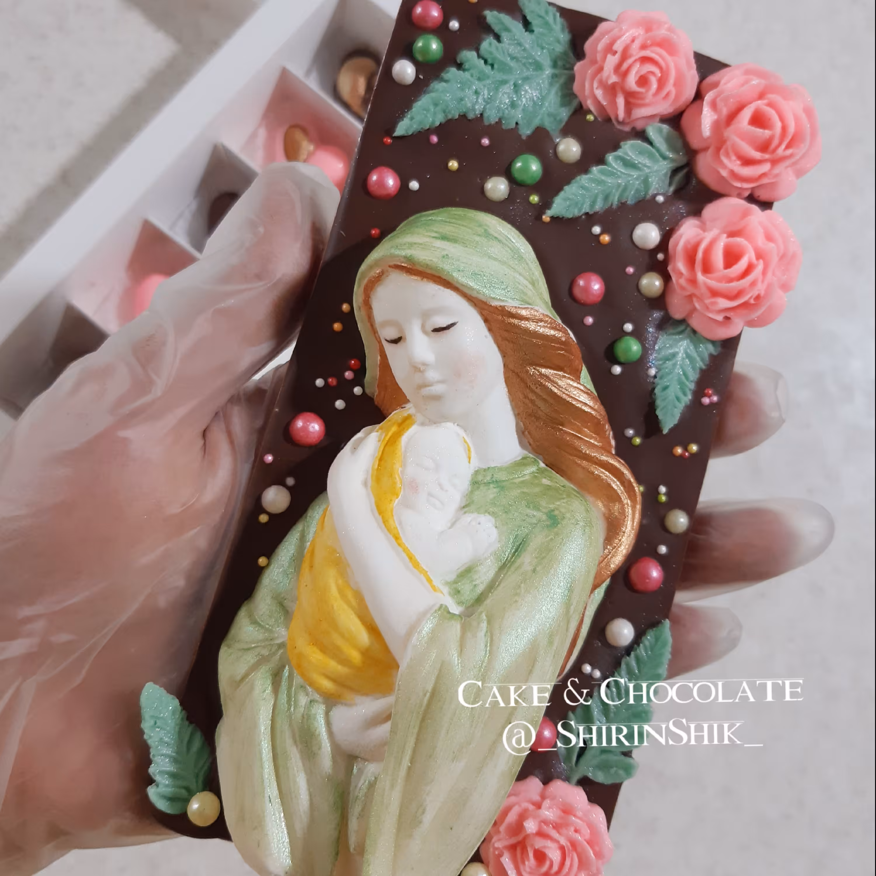 باکس شکلات تبلتی کادوی روز مادر   کادو روز زن  کادو خاص  کادو لاکچری