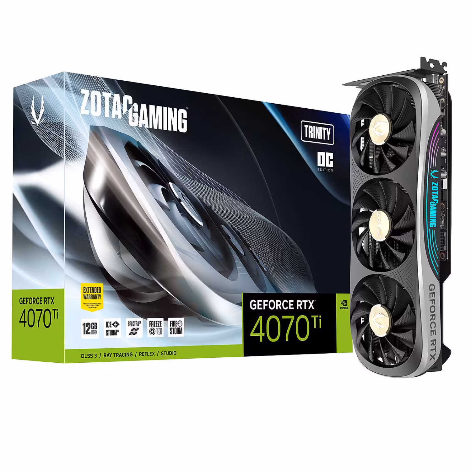 کارت گرافیک زوتاک GAMING RTX 4070 Ti Trinity OC 12GB