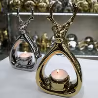 جاشمعی گوزن شکم بزرگ قد 20cm(تکی)