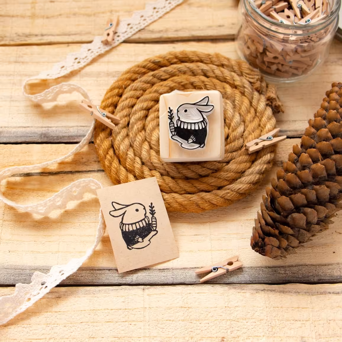 مهر لینو طرح خرگوش بامزه