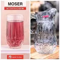 پارچ لیوان بلور مدل(موزر)نوری تازه