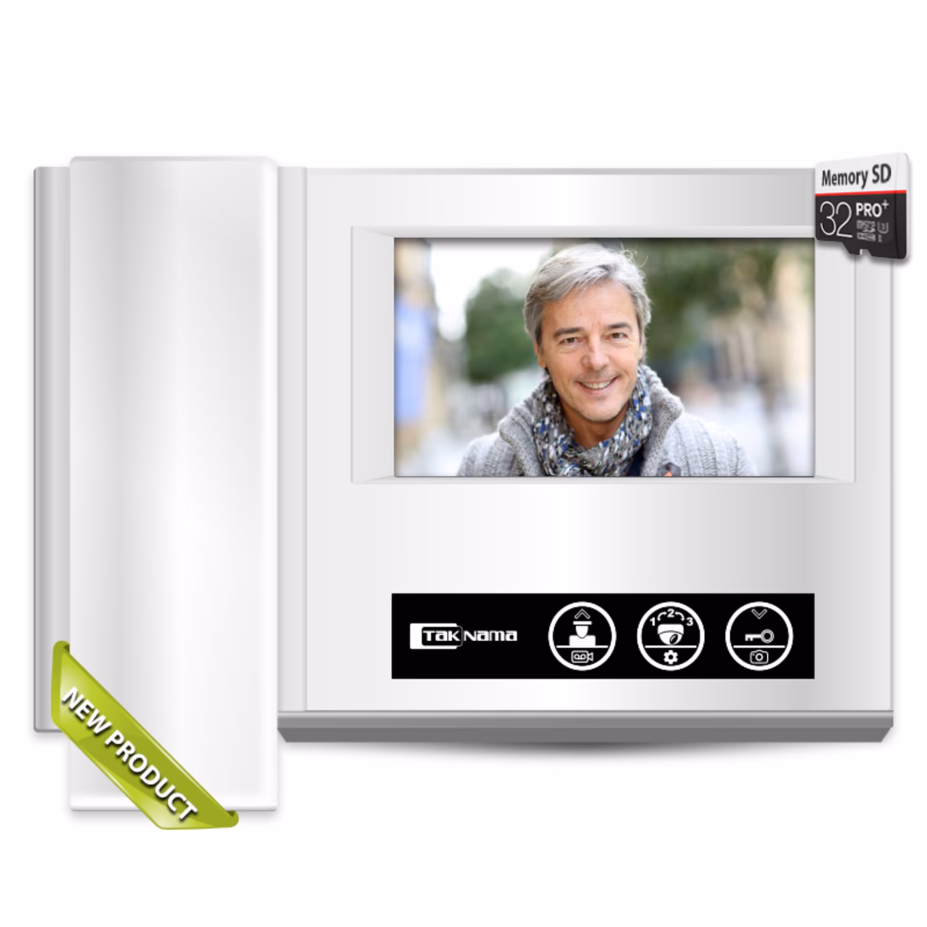 آیفون تصویری تکنما مدل D43M حافظه دار