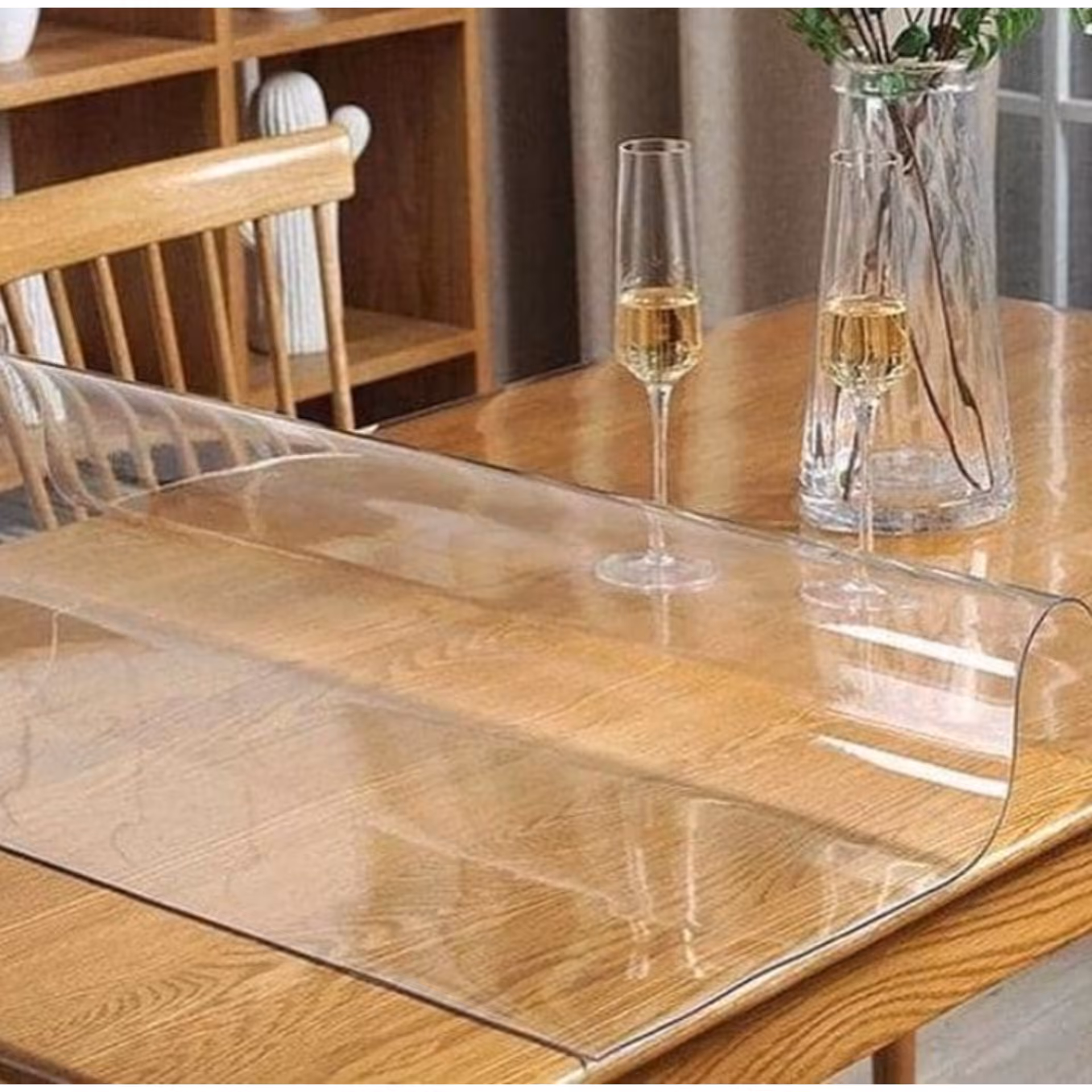 طلق رومیزی 1 میل شفاف  در ابعاد مختلف 