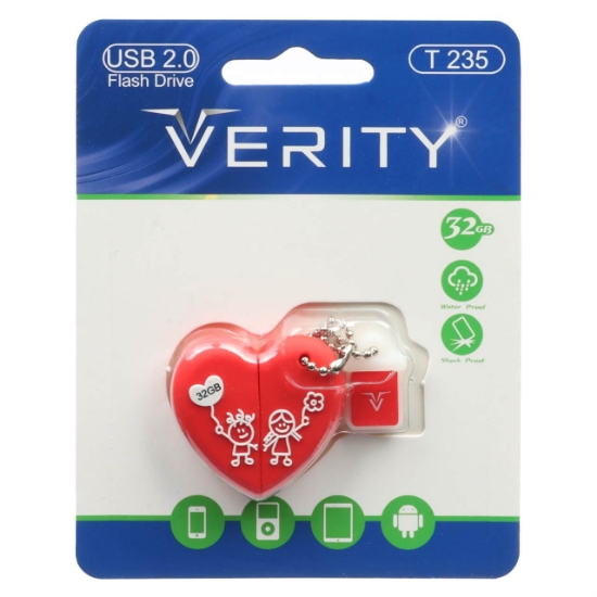 فلش مموری وریتی مدل T235 USB2.0 ظرفیت 32 گیگابایت عروسکی