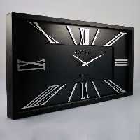 ساعت دیواری آرتمیس مدل 2027 مشکی(زه مشکی و صفحه مشکی) و اعداد سیلور(نقره)
