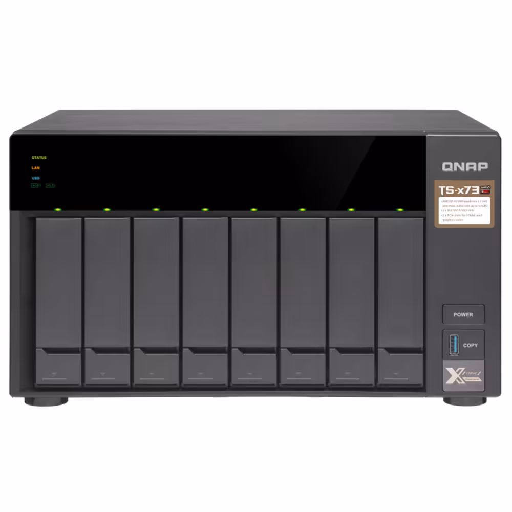 ذخیره ساز تحت شبکه کیونپ مدل TS-873-4G بدون هارددیسک