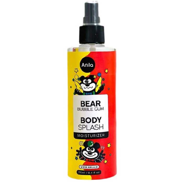بادی اسپلش زنانه آنیلا مدل آدامس خرسی حجم 250 میلی لیتر