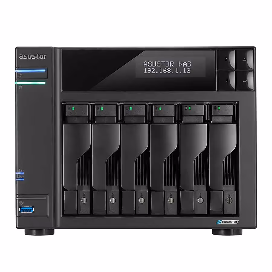 قیمت و خرید ذخيره ساز تحت شبکه ایسوستور مدل LOCKERSTOR 6 Gen2 AS6706T | یاس ارتباط