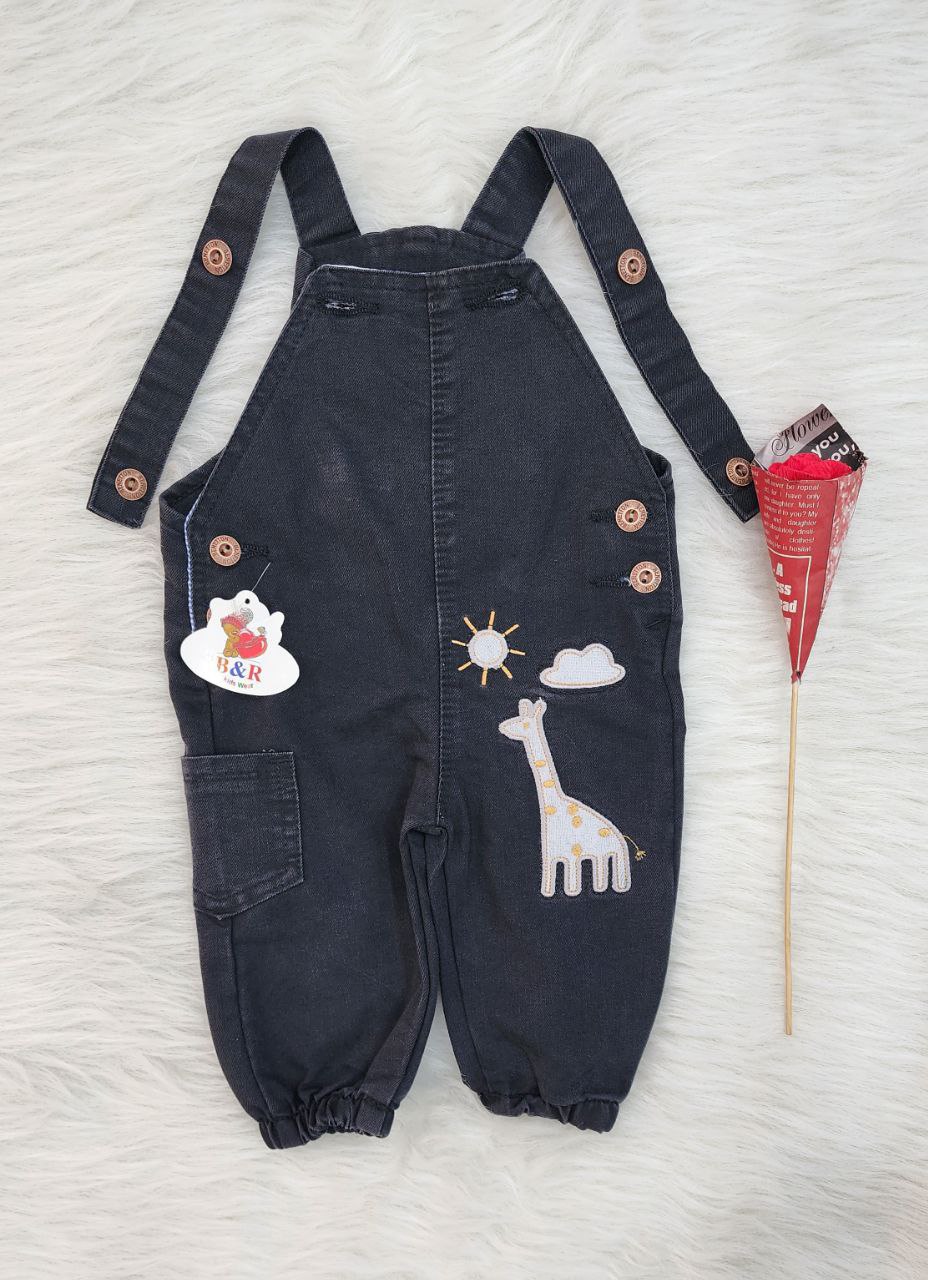 پیشبندی لی بهار طرح زرافه خورشید ذغالی