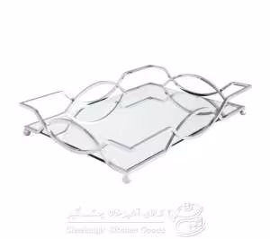 سینی آیینه ای مدل لبخند سایز کوچک