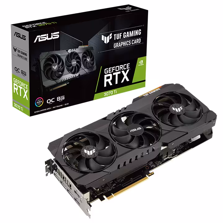 مشخصات، قیمت و خرید کارت گرافیک ایسوس مدل TUF Gaming GeForce RTX 3070Ti OC 8GB