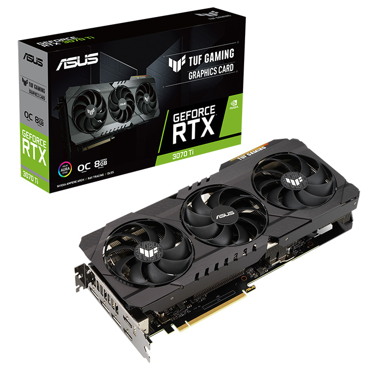 مشخصات، قیمت و خرید کارت گرافیک ایسوس مدل TUF Gaming GeForce RTX 3070Ti OC 8GB