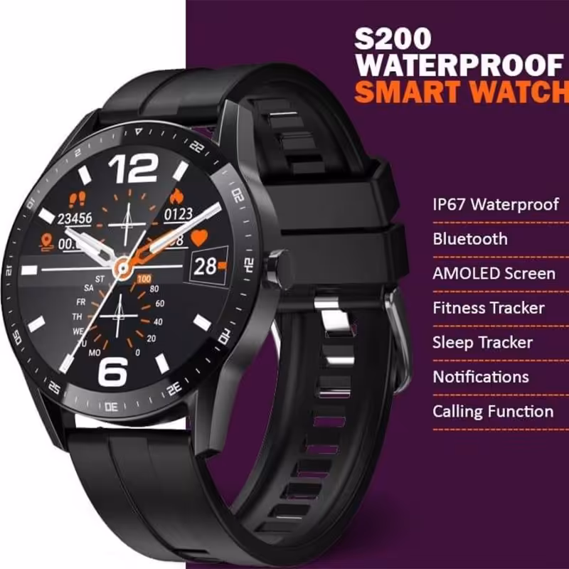 ساعت هوشمند S200 صفحه گرد
