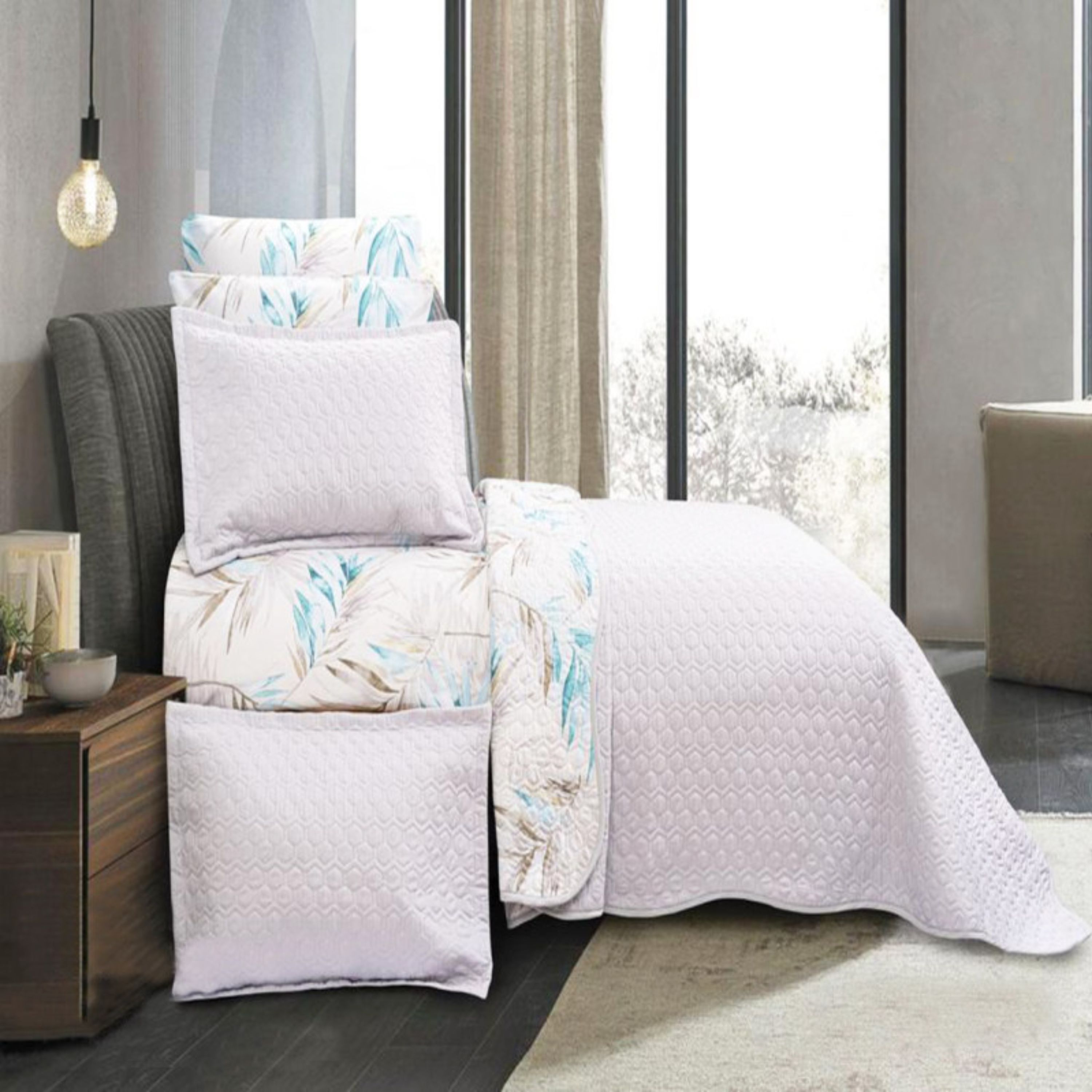 سرویس روتختی مرال مدل نانسی کد 10 یک نفره 4 تکه