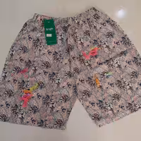 شورتک  نخی  طرح راه راه کاکتوسی 