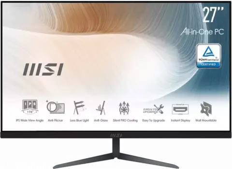 آل این وان (ALL IN ONE) 4 گیگابایت 1 ترابایت 27 اینچ MSI مدل Modern AM271 11M