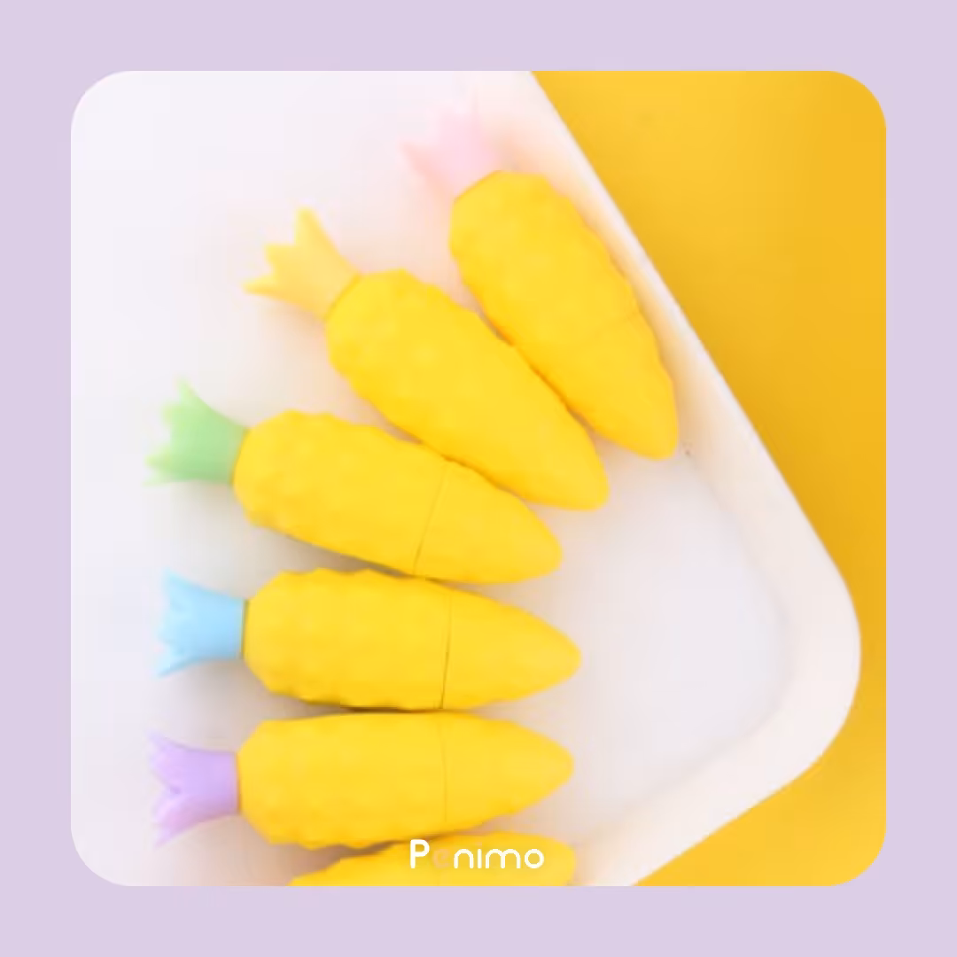 هایلایتر فانتزی طرح آناناس (پک 6 رنگ)