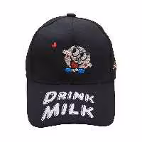 کلاه کپ بچگانه مدل MILK رنگ مشکی