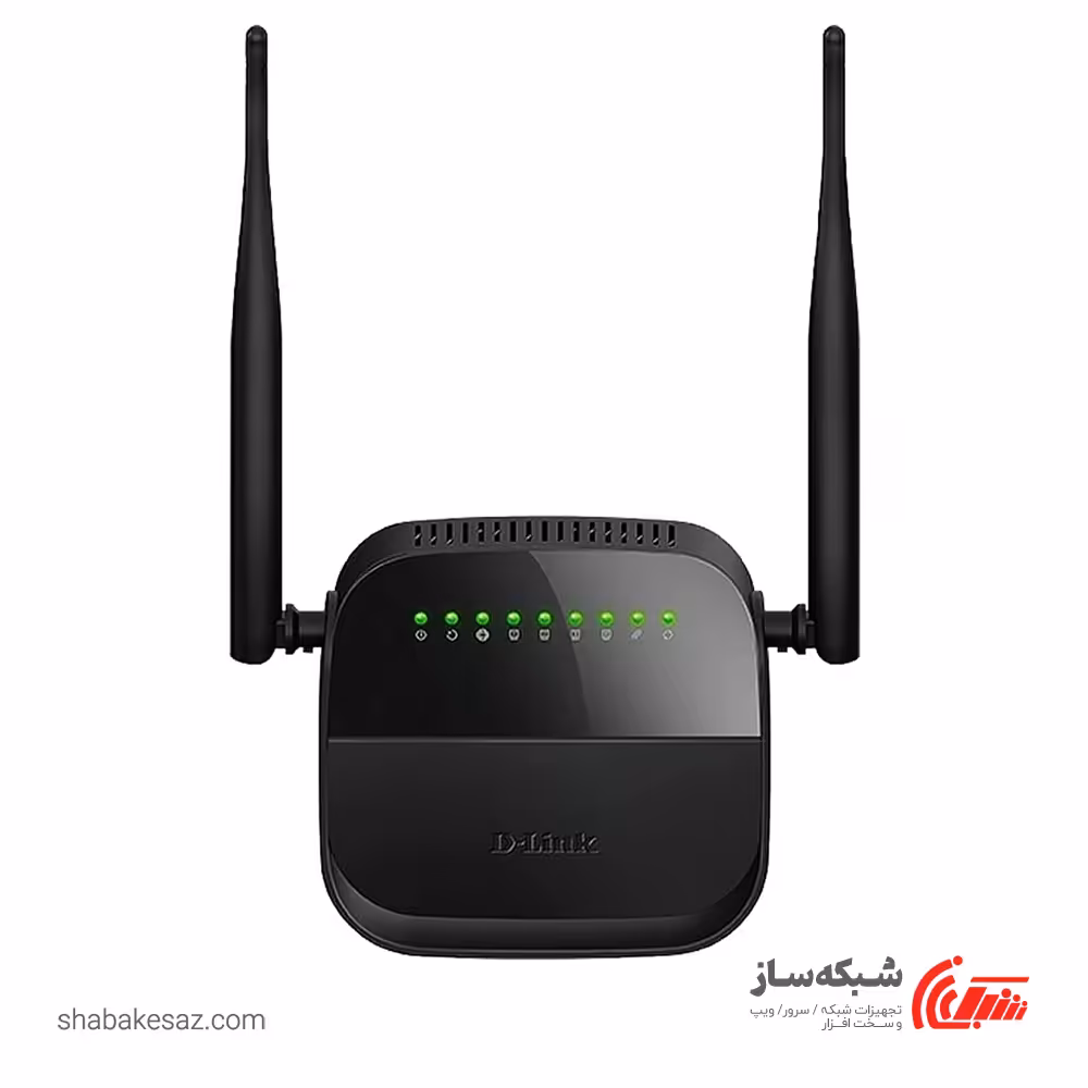 قیمت و خرید مودم روتر  ADSL2 دی لینک D-Link DSL-124 وایرلس N300 - شبکه ساز