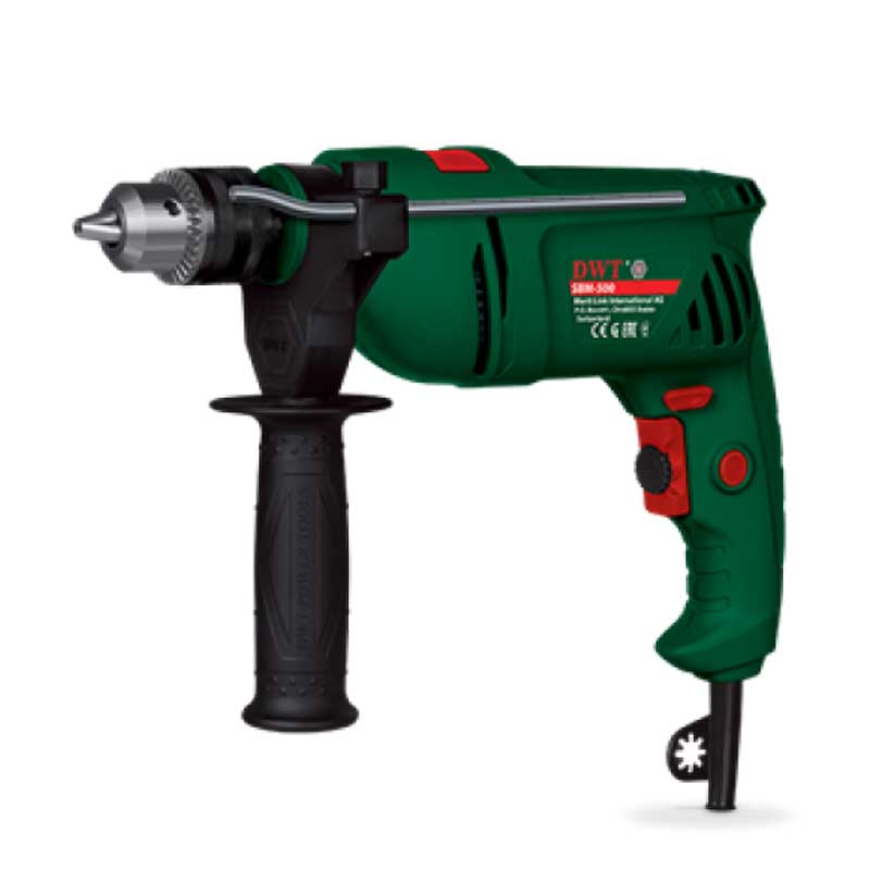 دریل برقی 13 میلیمتر چکشی دی دبلیو تی مدل SBM-500VS  DWT Impact Drill Model SBM-500VS